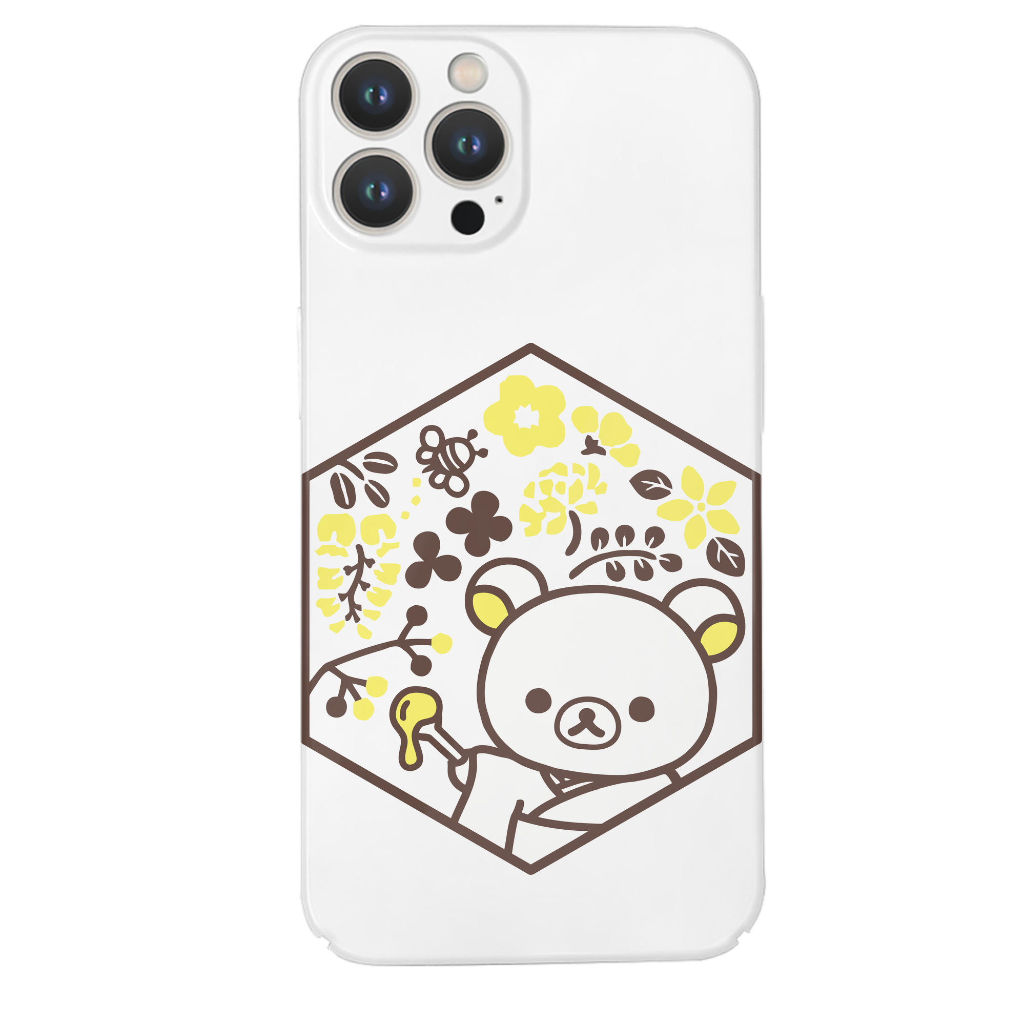 （画像用） リラックマ リラックマ キイロイトリ Rilakkuma Korilakkuma Kiiroitori 【iPhone 14シリーズ対応】ハードケース